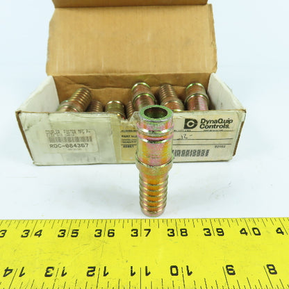 DynaQuip P6122 3/4" Barbed Hose Coupling W/O Check 6122 Lot Of 12