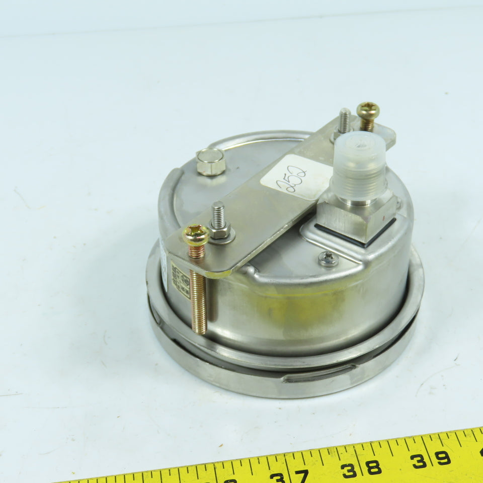 NKS GV4-D3/8 100X500-GV-47-133 Pressure Gauge 4" Face 0-500 kgf/cm2 0-50MPa 3/8"