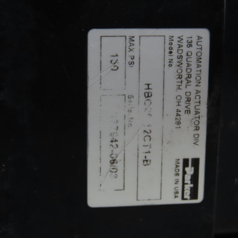 Parker 2.52MA12.0-C-HBC Double Acting Guided Air Cylinder 12" Stroke 2.5" Bore