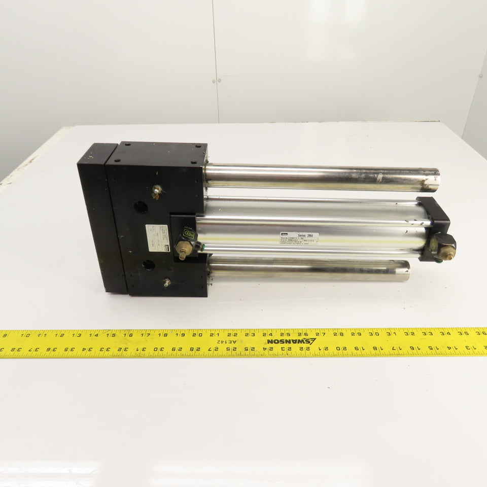 Parker 2.52MA12.0-C-HBC Double Acting Guided Air Cylinder 12" Stroke 2.5" Bore