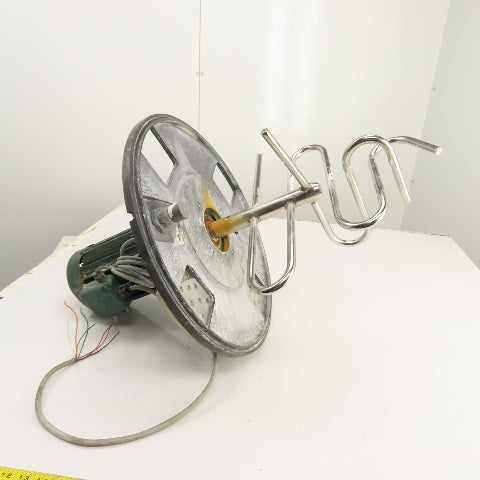 1HP Direct Drive Geared Agitator Mixer For 20" Container 230/460V 3PH 60.3RPM