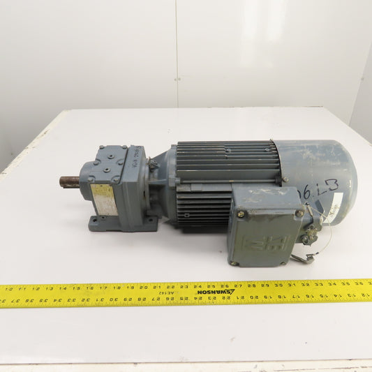 SEW-Eurodrive R37DV100L4/BMG/HR/TH/ACC4 5.05 Ratio Inline Gear Motor338RPM Out