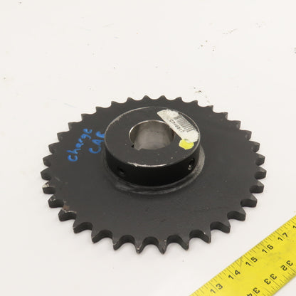 Martin 80BS34 2-3/16 #80 1" Pitch Roller Chain Sprocket 34 Teeth 11.3" OD