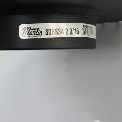 Martin 80BS34 2-3/16 #80 1" Pitch Roller Chain Sprocket 34 Teeth 11.3" OD