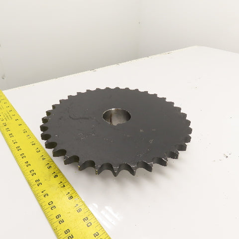 Martin 80BS34 2-3/16 #80 1" Pitch Roller Chain Sprocket 34 Teeth 11.3" OD