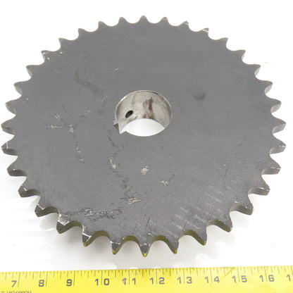 Martin 80BS34 2-3/16 #80 1" Pitch Roller Chain Sprocket 34 Teeth 11.3" OD