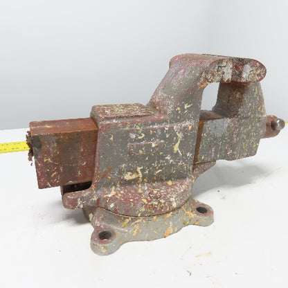 Armstrong 4" Wide x 6" Open Swivel Base Bench Mount Machinists Vise