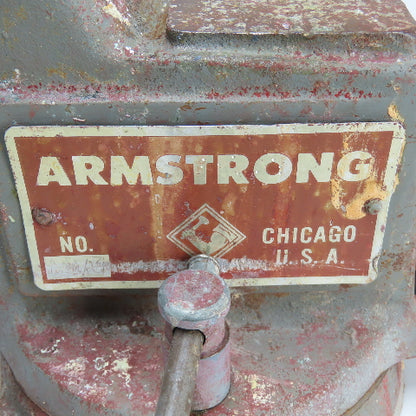 Armstrong 4" Wide x 6" Open Swivel Base Bench Mount Machinists Vise