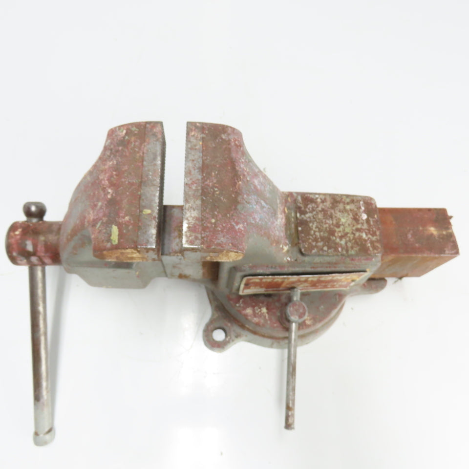 Armstrong 4" Wide x 6" Open Swivel Base Bench Mount Machinists Vise
