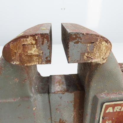 Armstrong 4" Wide x 6" Open Swivel Base Bench Mount Machinists Vise