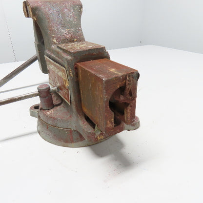Armstrong 4" Wide x 6" Open Swivel Base Bench Mount Machinists Vise