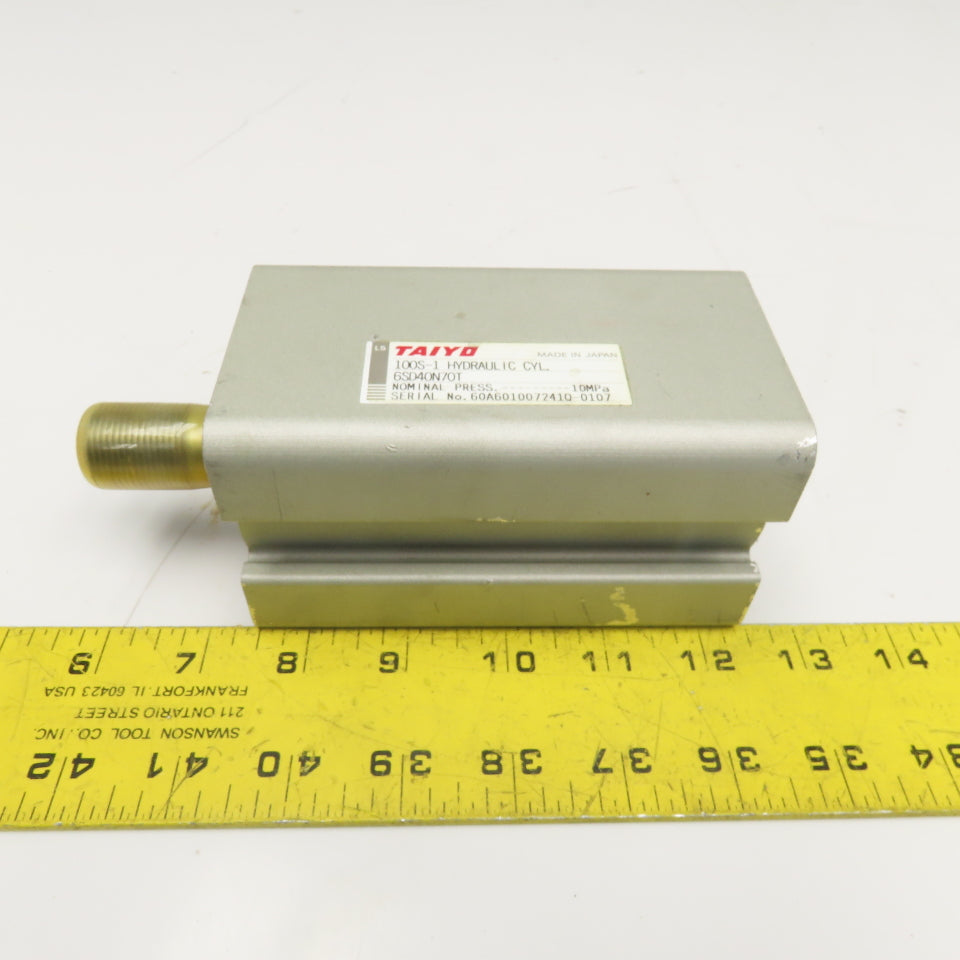 Taiyo 6SD40N70T 40mm Bore 70mm Stroke Double Acting Hydraulic Cylinder