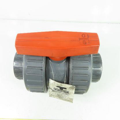 Colonial Valve 2" PVC Ball Valve 235PSI Non-Shock