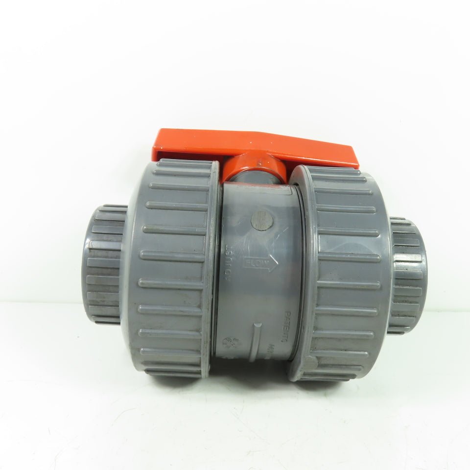 Colonial Valve 2" PVC Ball Valve 235PSI Non-Shock