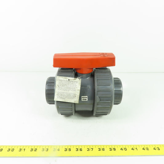 Colonial Valve 2" PVC Ball Valve 235PSI Non-Shock