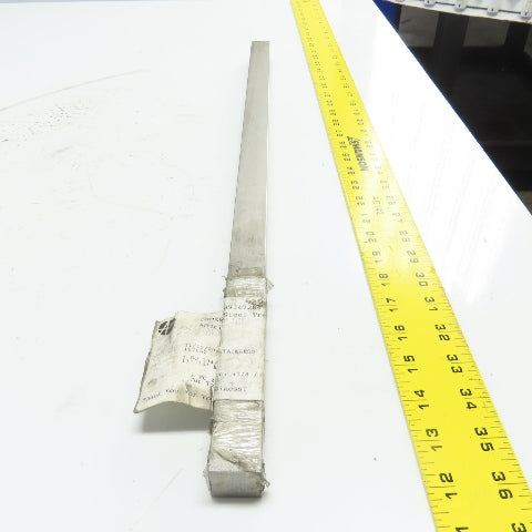 1" x 1" x 24" OAL 304/304L Stainless Flat Bar Stock