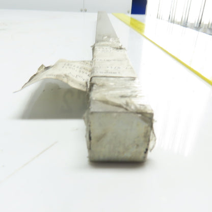 1" x 1" x 24" OAL 304/304L Stainless Flat Bar Stock