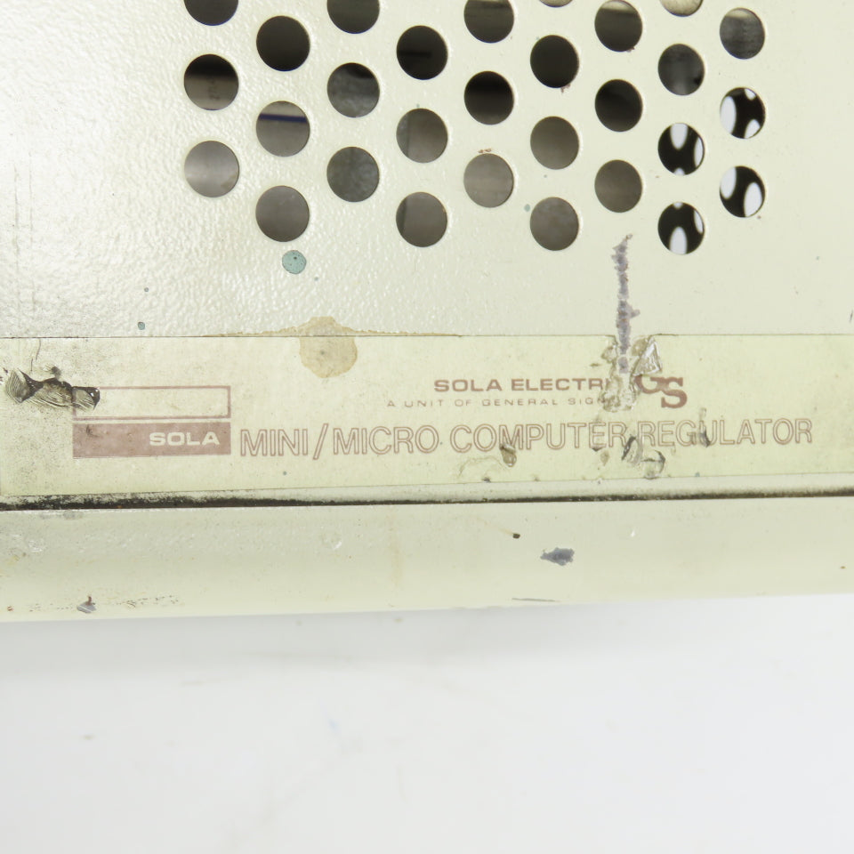 Sola 63-23-150-8 Mini / Micro Computer Regulator Power Conditioner 95-520V Input