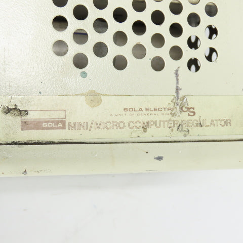 Sola 63-23-150-8 Mini / Micro Computer Regulator Power Conditioner 95-520V Input
