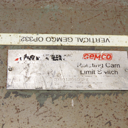 Gemco 19801208DSPX Rotating Cam Limit Switch