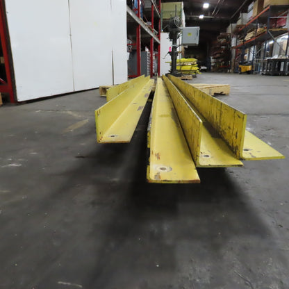 4" x 4" x 1/4" Mild Steel 90° Solid Angle (Painted Yellow) 89.5' 5 Pieces