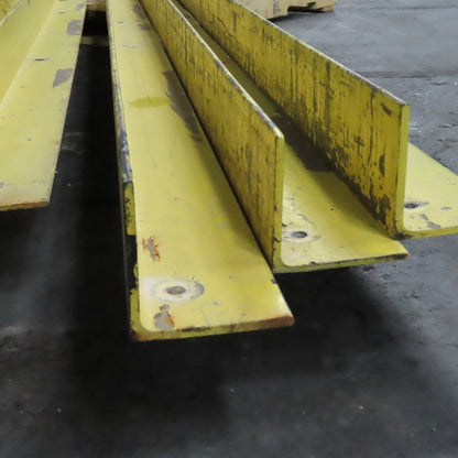 4" x 4" x 1/4" Mild Steel 90° Solid Angle (Painted Yellow) 89.5' 5 Pieces