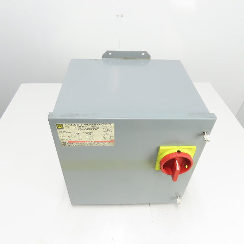 Square D SK1000A2 Class 9070 1000VA Transformer Disconnect 230/460V Pri 115V Sec