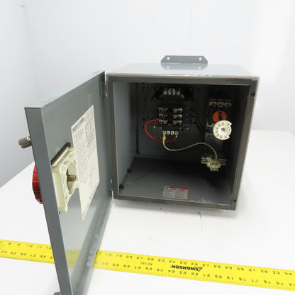 Square D SK1000A2 Class 9070 1000VA Transformer Disconnect 230/460V Pri 115V Sec