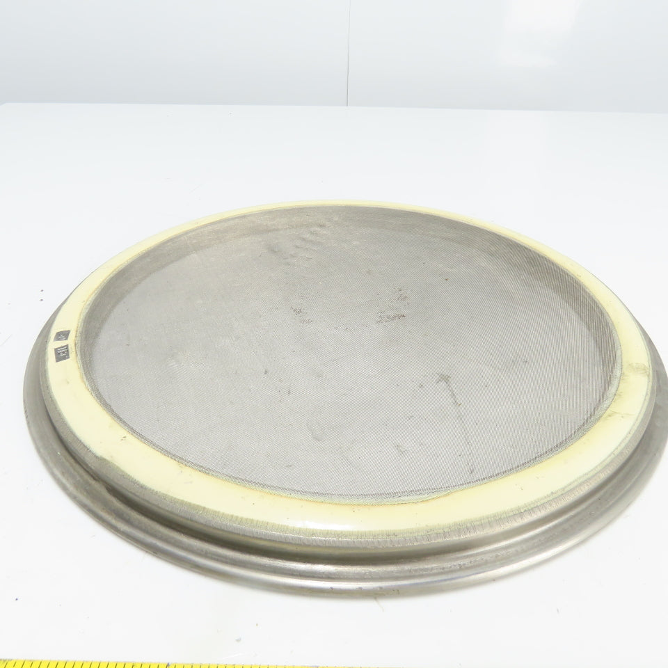 50 TBC 17" OD Fine Mesh Shifting Screen Sieve Stainless Steel 14" ID