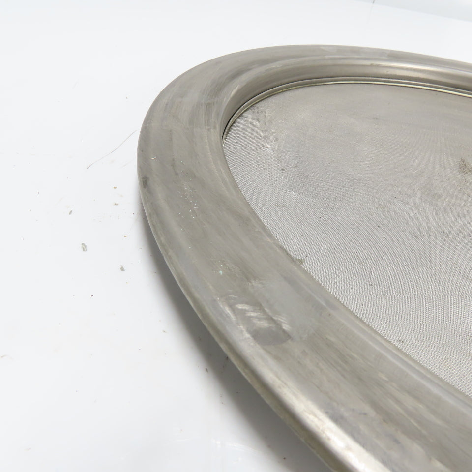 50 TBC 17" OD Fine Mesh Shifting Screen Sieve Stainless Steel 14" ID