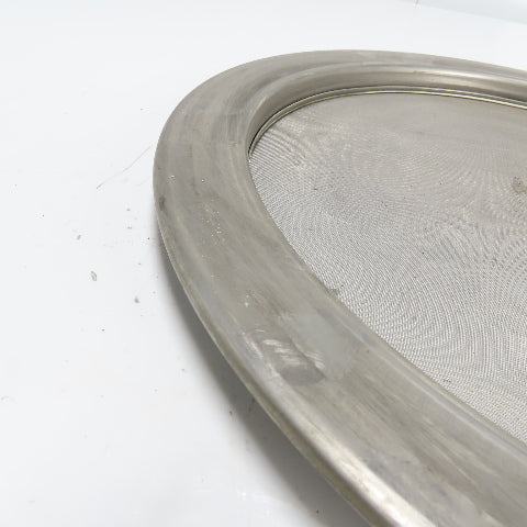 50 TBC 17" OD Fine Mesh Shifting Screen Sieve Stainless Steel 14" ID