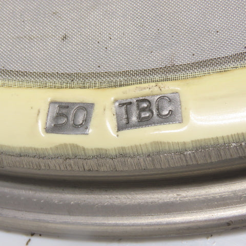 50 TBC 17" OD Fine Mesh Shifting Screen Sieve Stainless Steel 14" ID