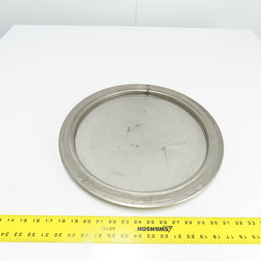 50 TBC 17" OD Fine Mesh Shifting Screen Sieve Stainless Steel 14" ID