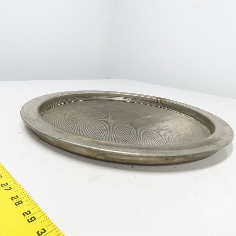 50 TBC 17" OD Fine Mesh Shifting Screen Sieve Stainless Steel 14-3/8" ID