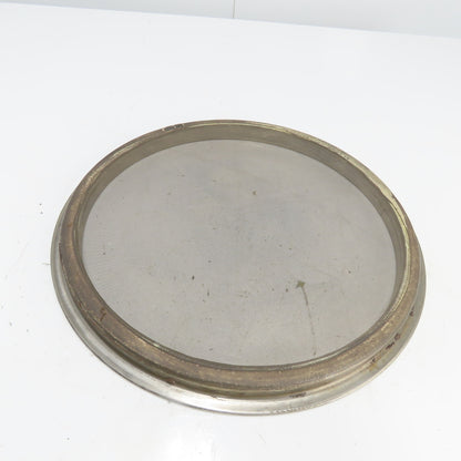 50 TBC 17" OD Fine Mesh Shifting Screen Sieve Stainless Steel 14-3/8" ID
