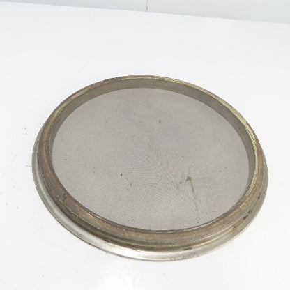 50 TBC 17" OD Fine Mesh Shifting Screen Sieve Stainless Steel 14-3/8" ID