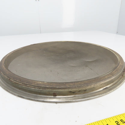 50 TBC 17" OD Fine Mesh Shifting Screen Sieve Stainless Steel 14-3/8" ID