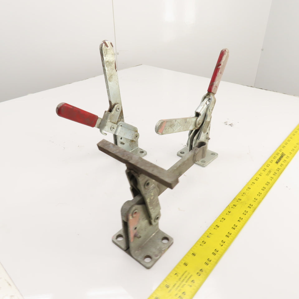 Destaco 267 Manual Vertical Hold-Down Toggle Clamp Flange Base Lot Of 3