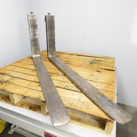 Kenhar K2100U 42" x 4" Class II 16" Carriage Pin Lock Forklift Fork Lot Of 2