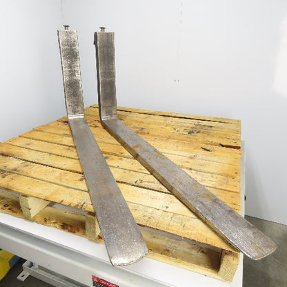 Kenhar K2100U 42" x 4" Class II 16" Carriage Pin Lock Forklift Fork Lot Of 2