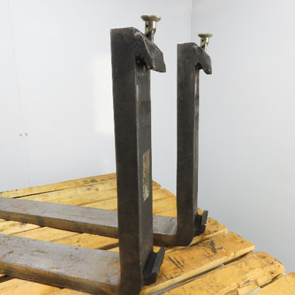 Kenhar K2100U 42" x 4" Class II 16" Carriage Pin Lock Forklift Fork Lot Of 2