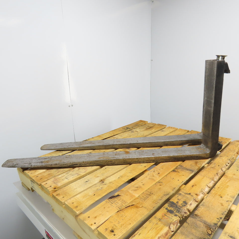 Kenhar K2100U 42" x 4" Class II 16" Carriage Pin Lock Forklift Fork Lot Of 2