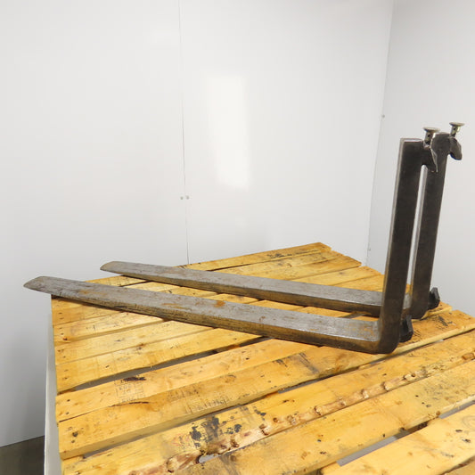 Kenhar K2100U 42" x 4" Class II 16" Carriage Pin Lock Forklift Fork Lot Of 2