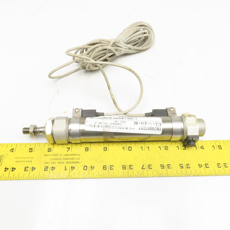 SMC T-CDBM2B32-125 32mm Bore 125mm Stroke End Lock Air Cylinder