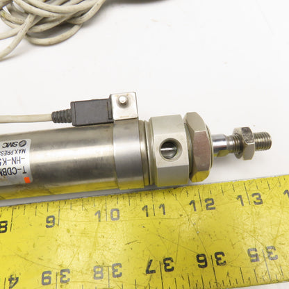 SMC T-CDBM2B32-125 32mm Bore 125mm Stroke End Lock Air Cylinder
