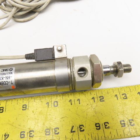 SMC T-CDBM2B32-125 32mm Bore 125mm Stroke End Lock Air Cylinder