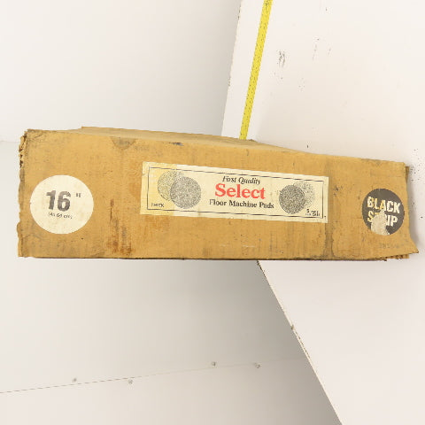 First Quailty Select 16" Floor Machine Buffing Scrubbing Pads Box Of 5