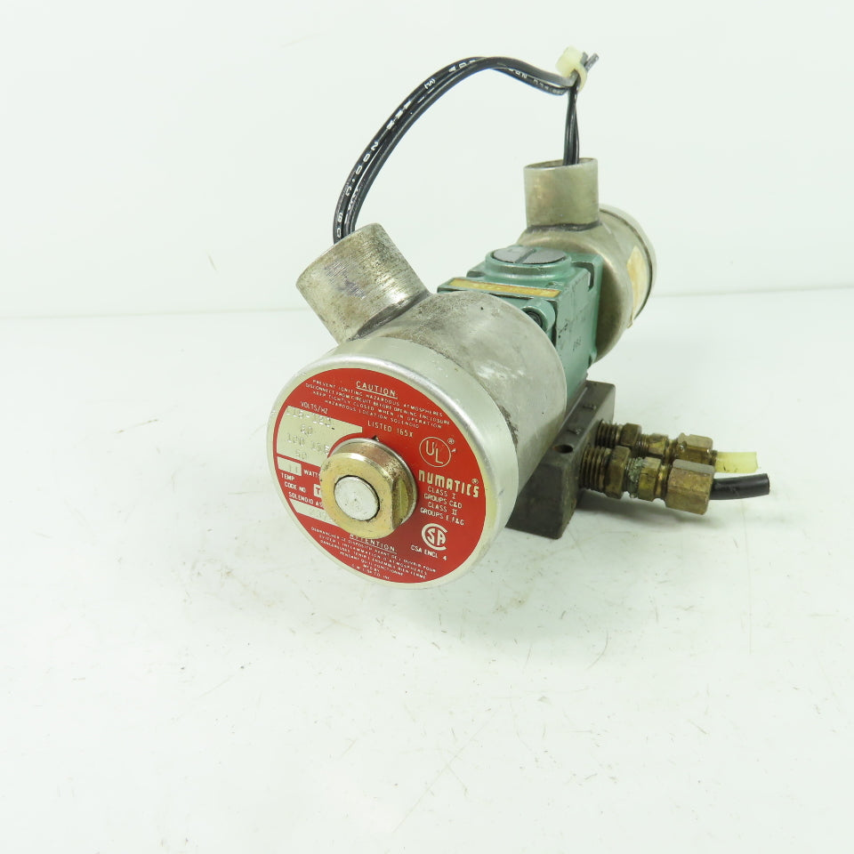 Numatics 12DXD4410 Solenoid Valve 150PSIG 110/120V Coil