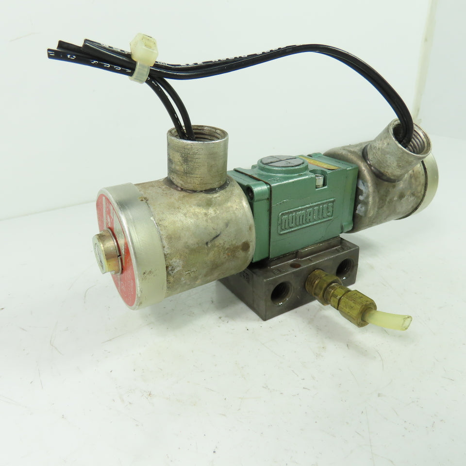 Numatics 12DXD4410 Solenoid Valve 150PSIG 110/120V Coil