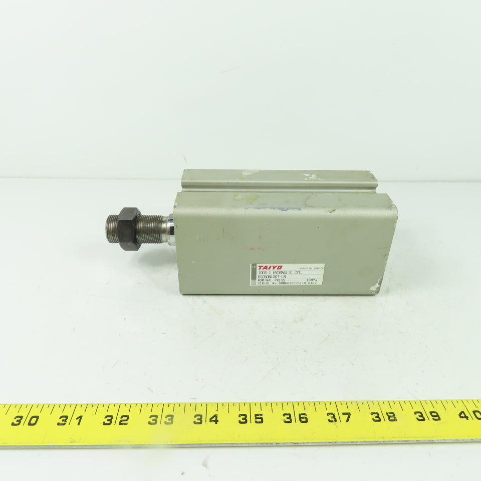 Taiyo 6SD50N100T-LN 100S-1 Hydraulic Cylinder 10MPa 3" Stroke